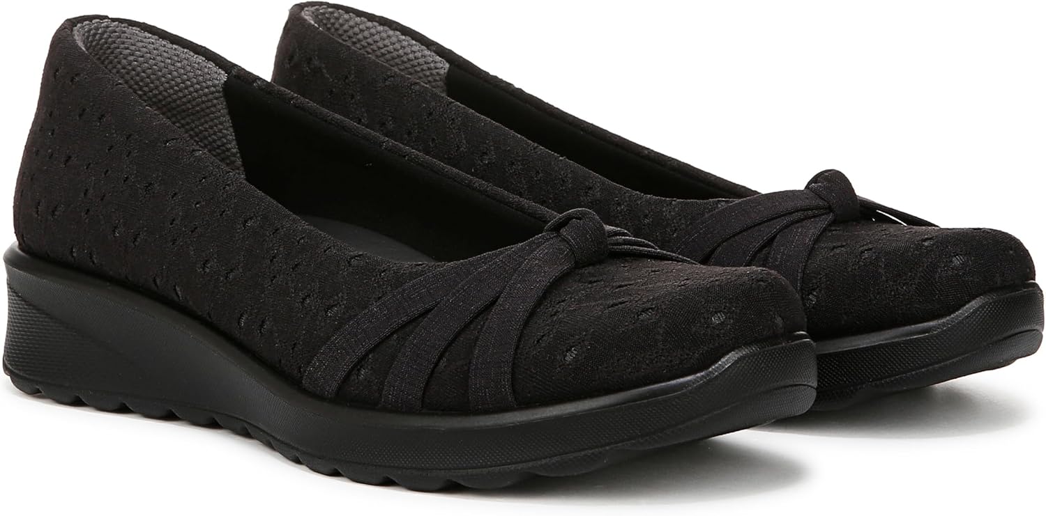 Black Foral Dot