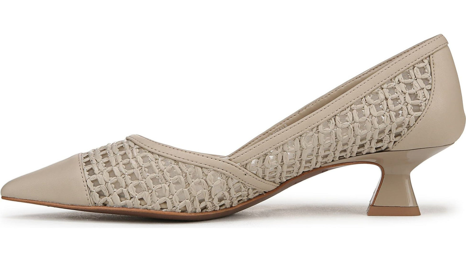 Franco Sarto Womens Darcy Pointed Toe Kitten Heel Pump