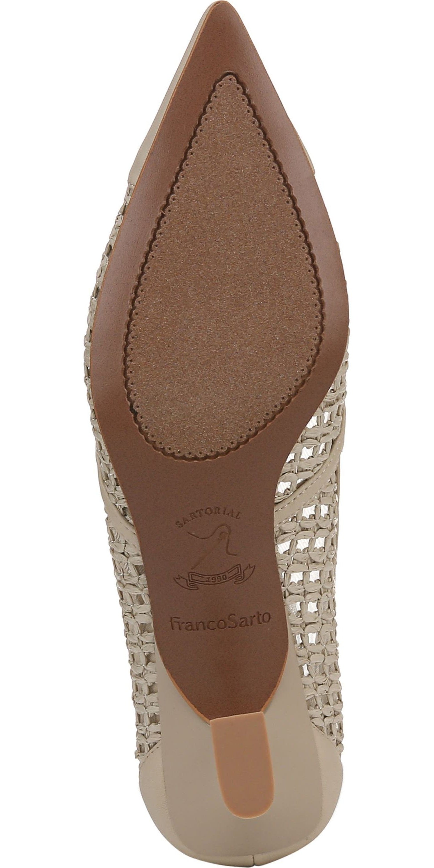 Franco Sarto Womens Darcy Pointed Toe Kitten Heel Pump