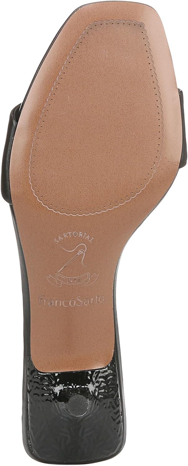 Franco Sarto Women's Roey Open Square Toe Slide Dress Sandal