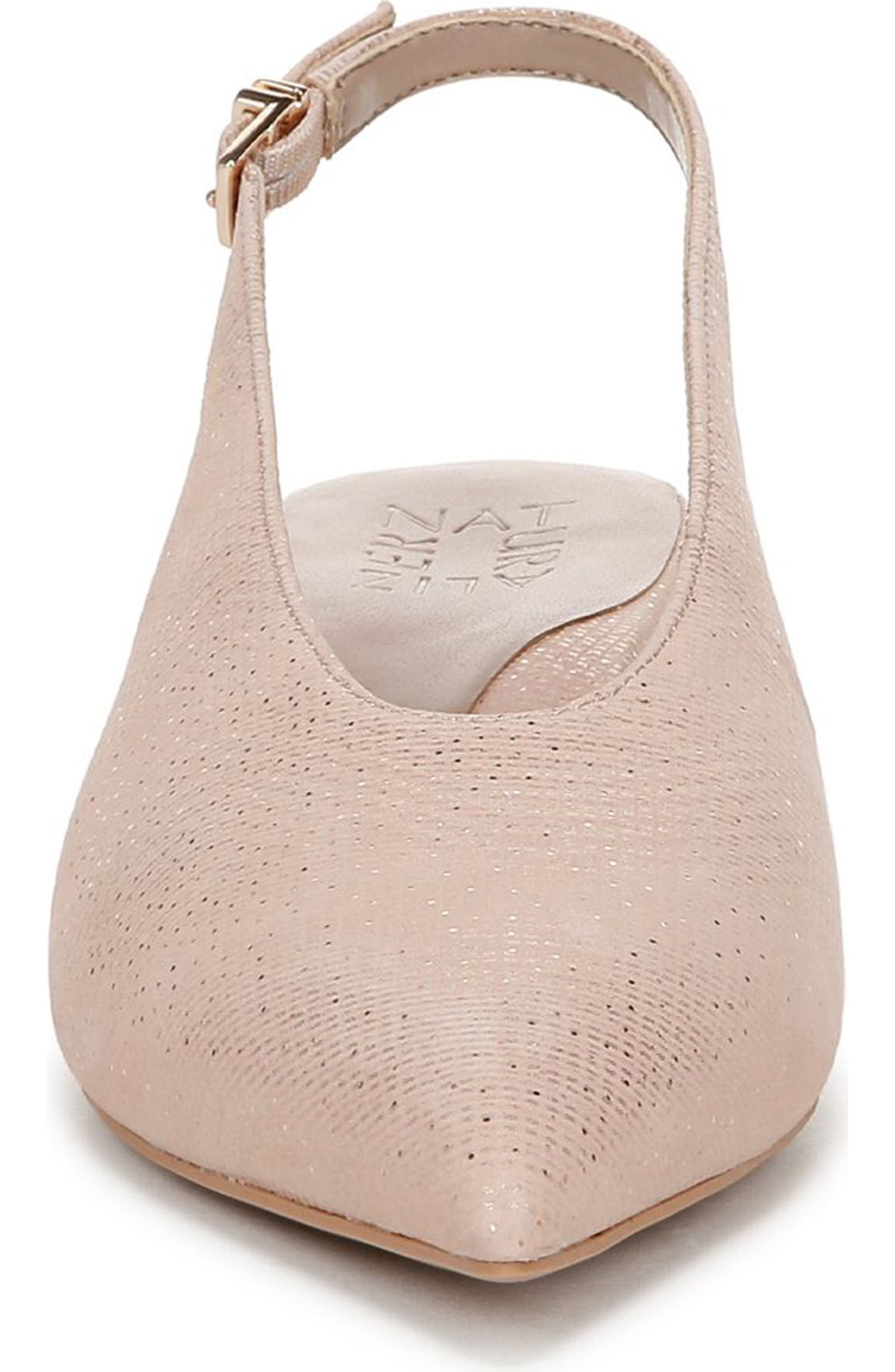 Naturalizer Women's Nicolette Pointed Toe Kitten Heel Slingback Pump