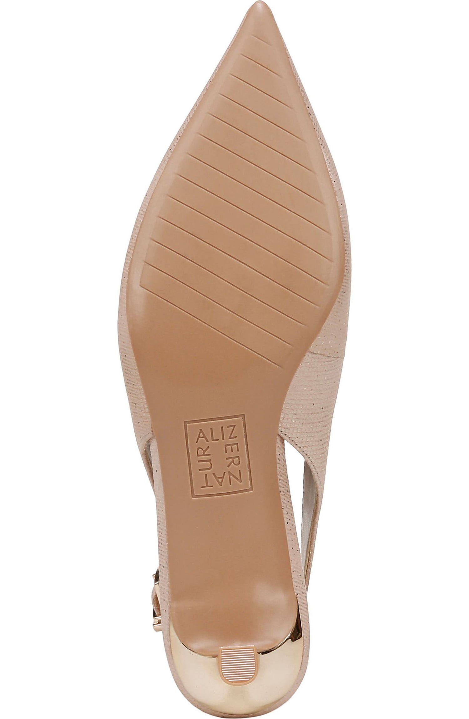 Naturalizer Women's Nicolette Pointed Toe Kitten Heel Slingback Pump