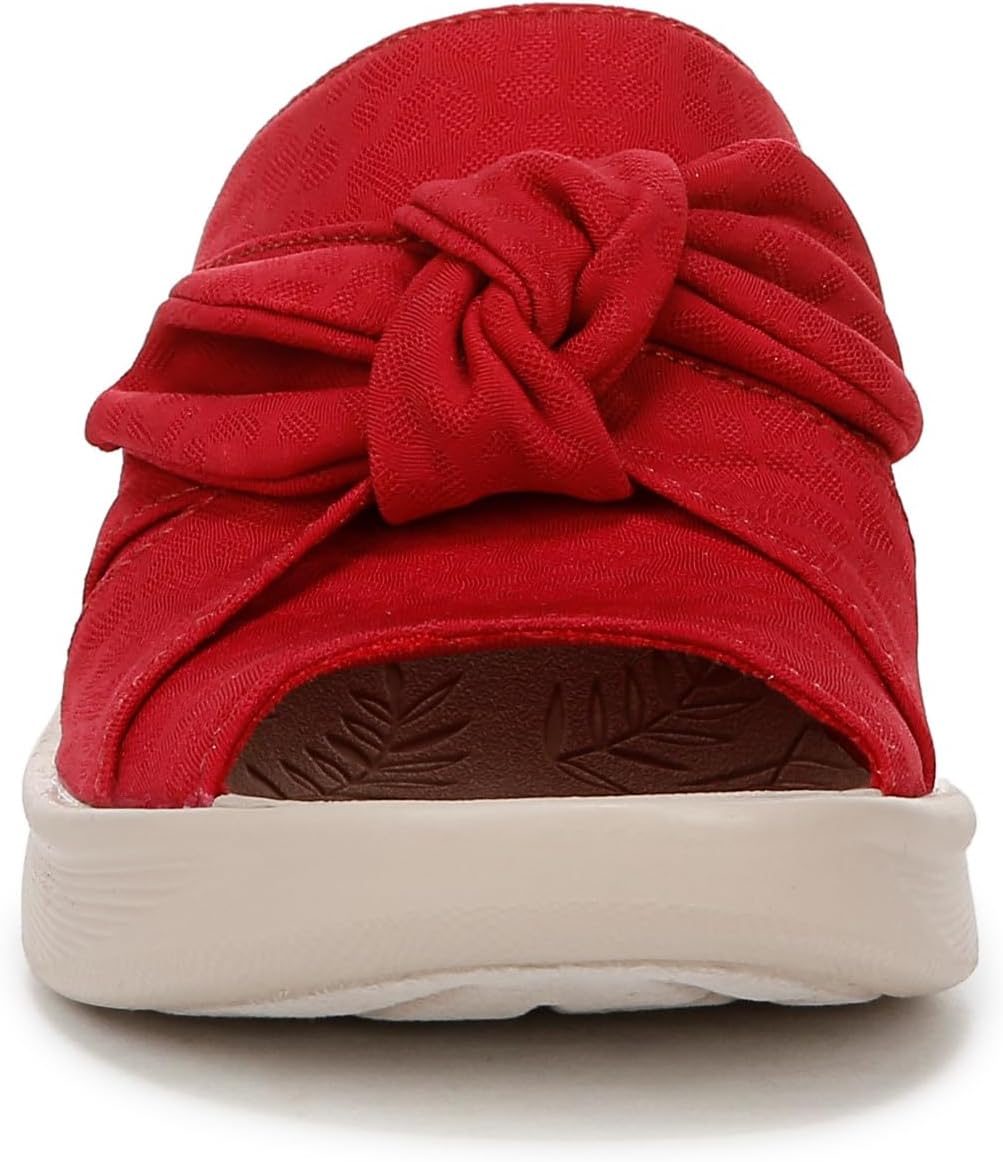 BZees Women's Smile Slide Sandal