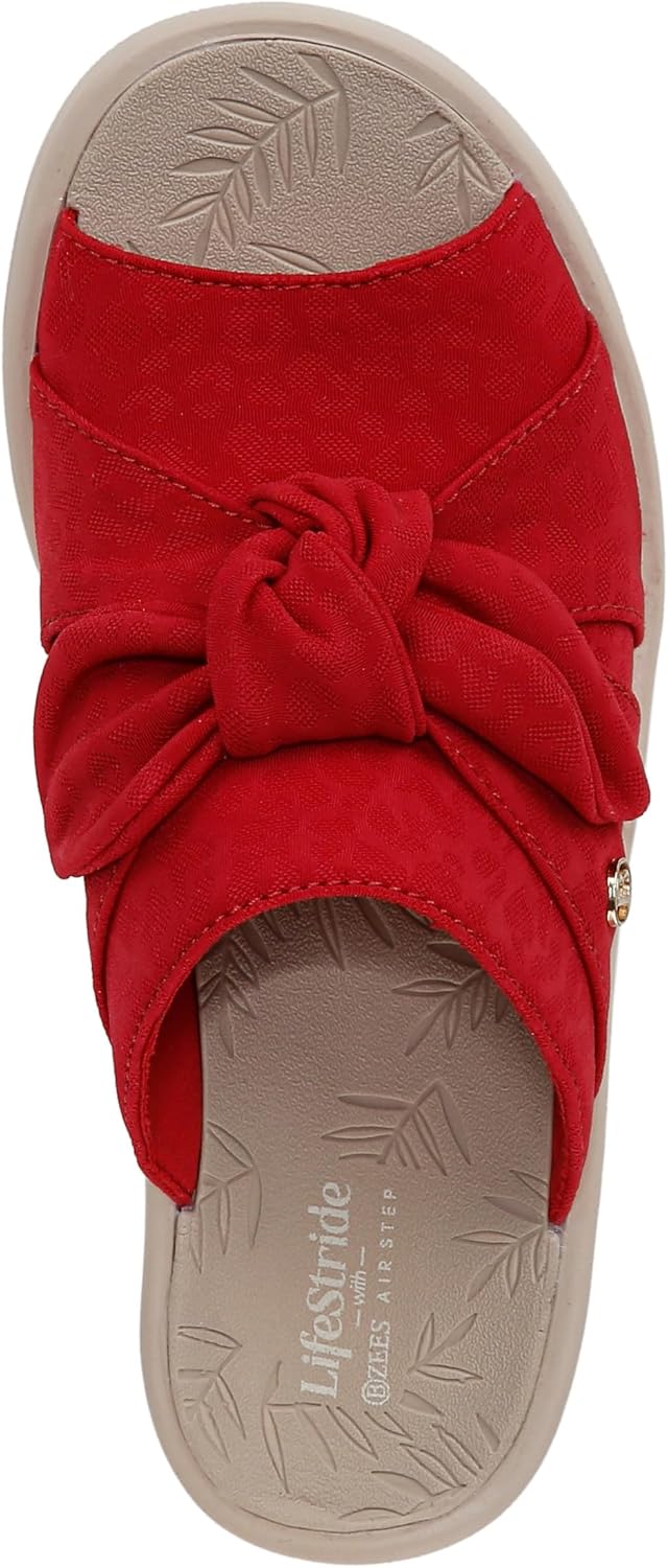 BZees Women's Smile Slide Sandal