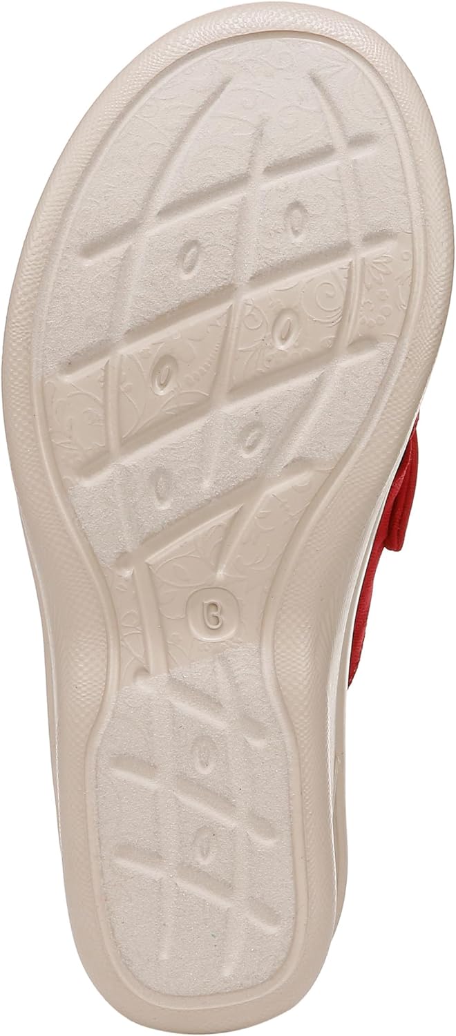 BZees Women's Smile Slide Sandal