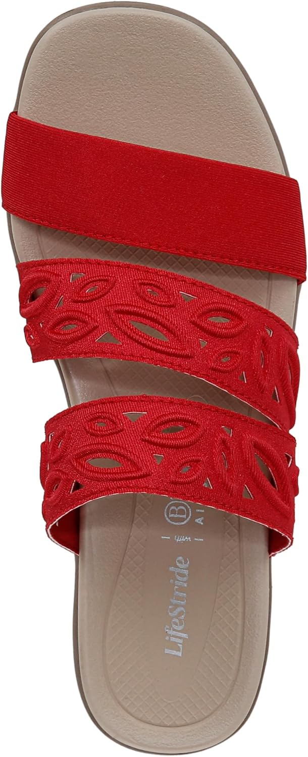 LifeStride Women's Poppy Strappy Slide Sandal