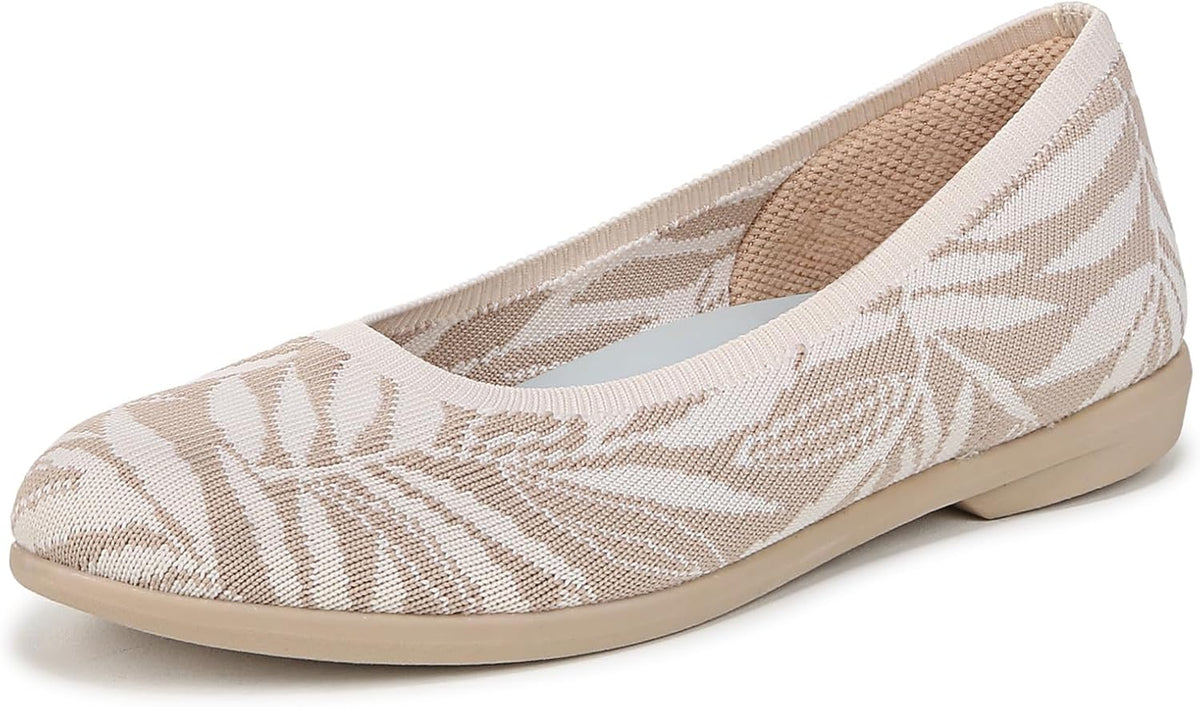 Beige/Eggnog Leaf Print