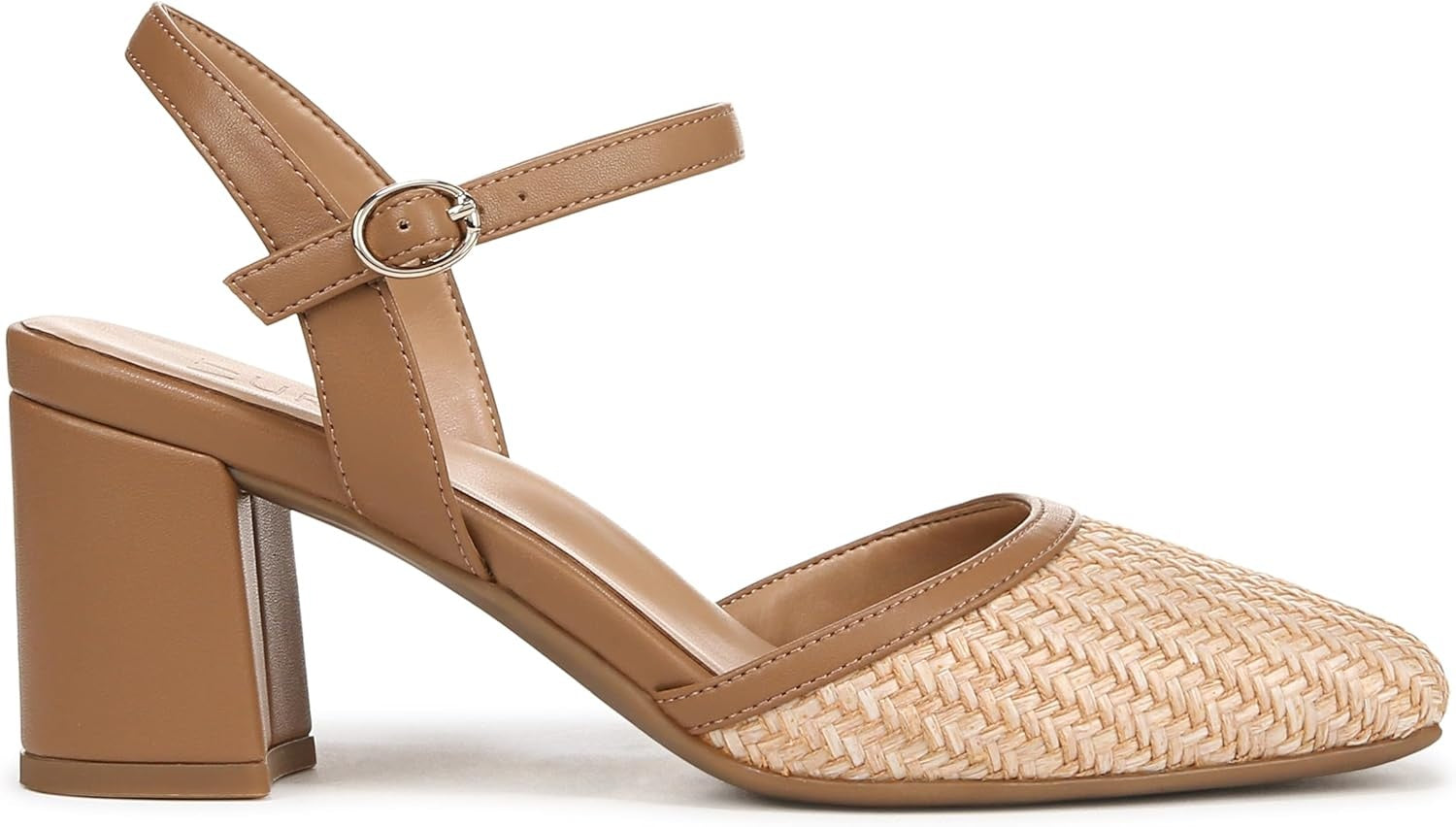 Naturalizer Womens Wave Ankle Strap Closed Toe Dress Heels