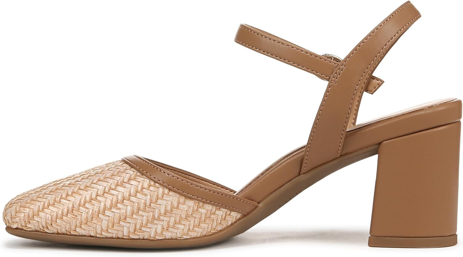 Naturalizer Womens Wave Ankle Strap Closed Toe Dress Heels