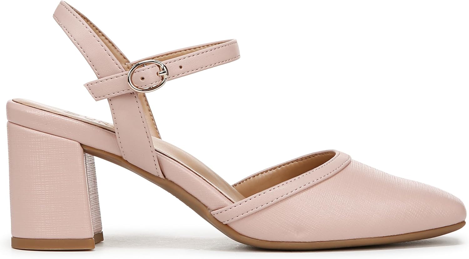 Naturalizer Womens Wave Ankle Strap Closed Toe Dress Heels