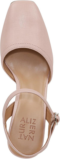Naturalizer Womens Wave Ankle Strap Closed Toe Dress Heels