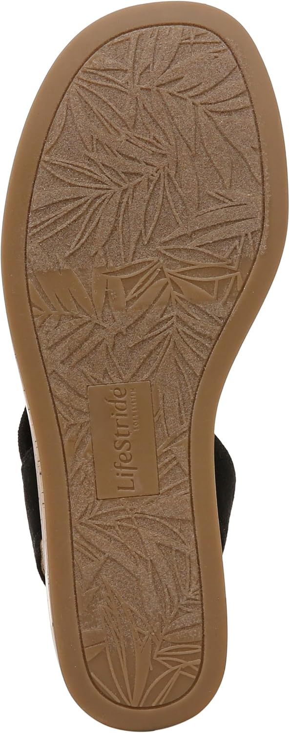 LifeStride Women's Odette Strappy Wedge Sandal