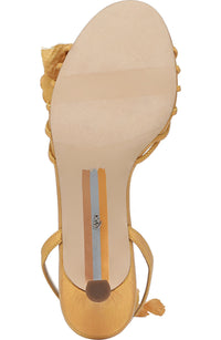 Sam Edelman Women's Carla Kitten Heel Ankle Wrap Sandal