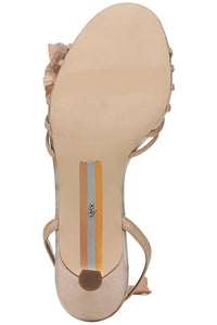 Sam Edelman Women's Carla Kitten Heel Ankle Wrap Sandal