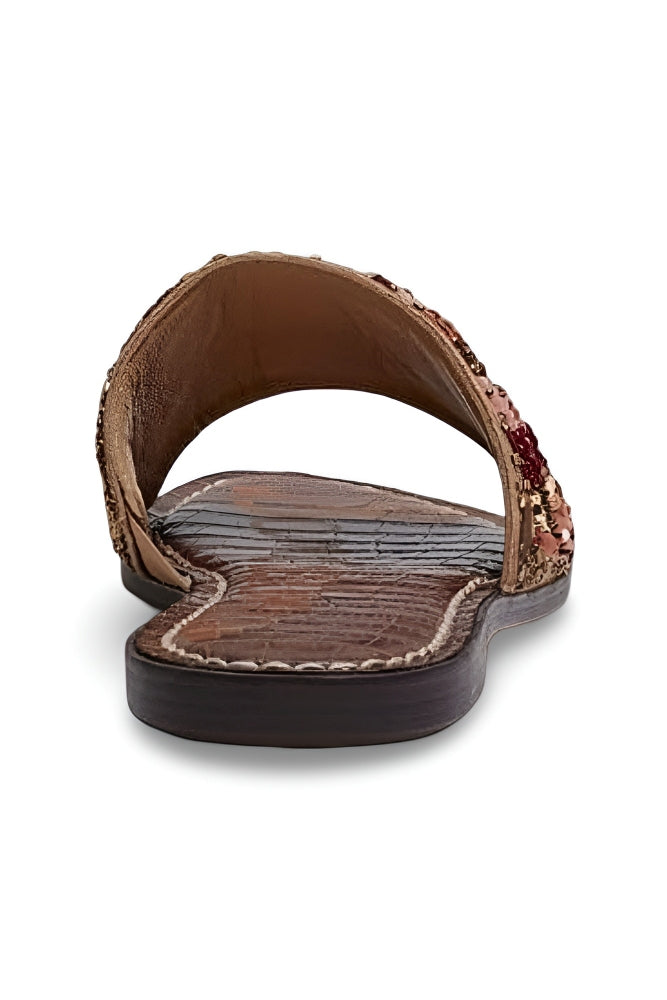 Sam Edelman Gisella Open Toe Beaded Detailed Slide Sandal