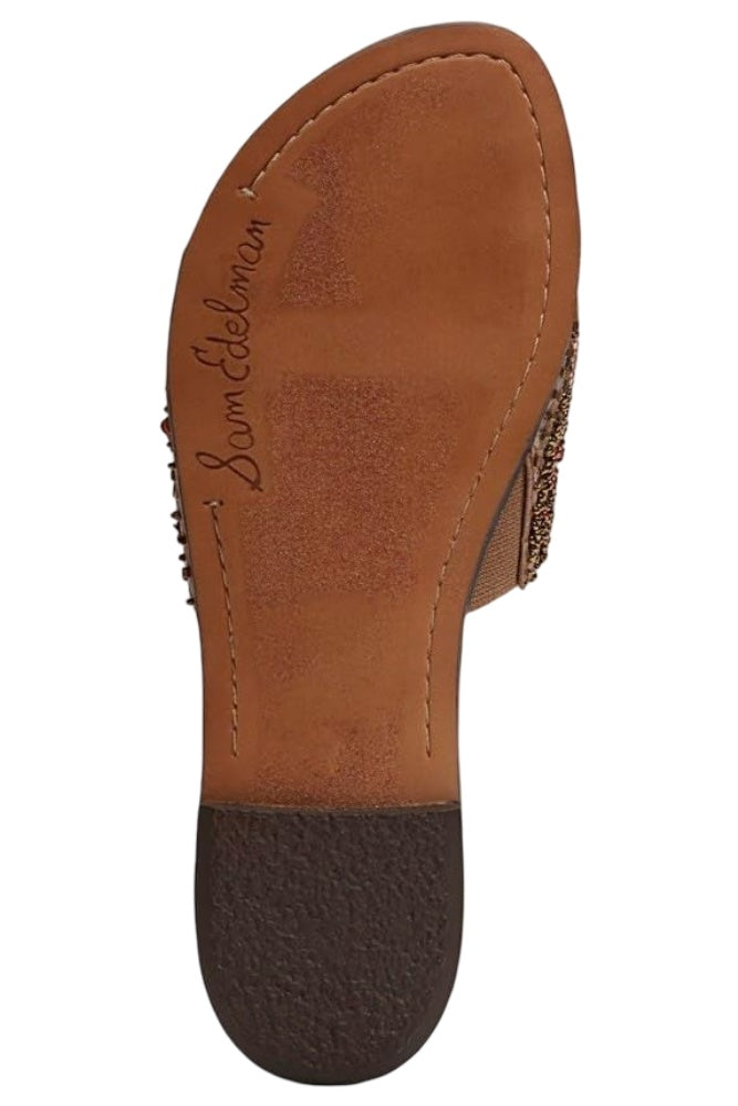 Sam Edelman Gisella Open Toe Beaded Detailed Slide Sandal