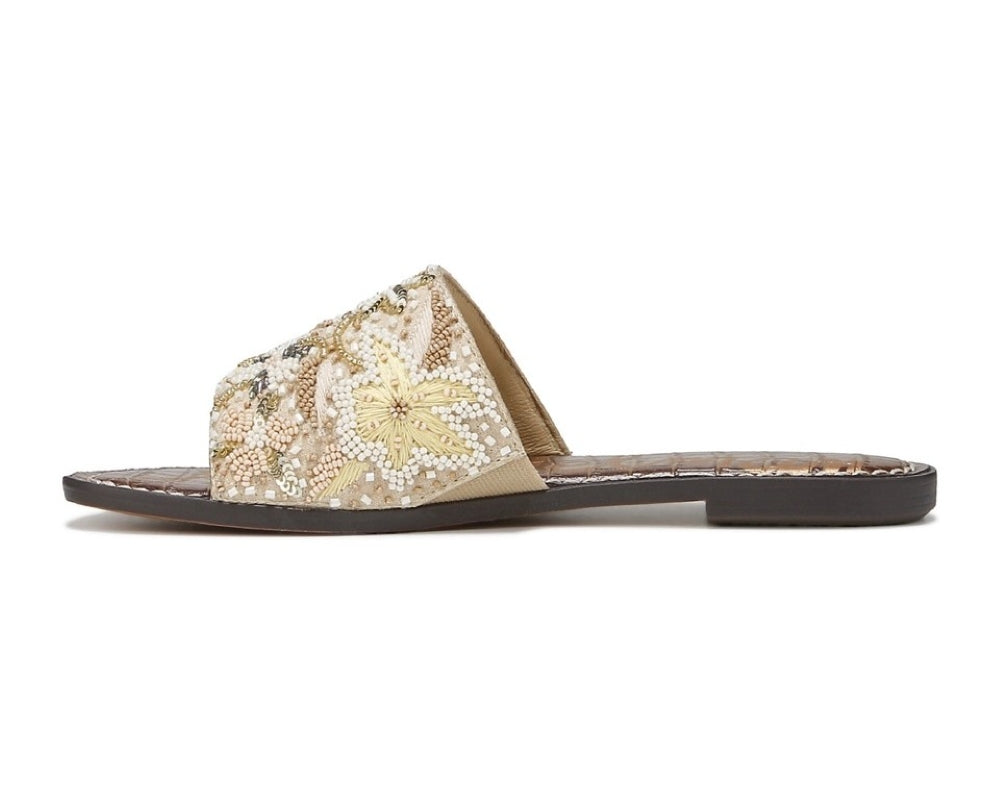 Sam Edelman Gisella Open Toe Beaded Detailed Slide Sandal