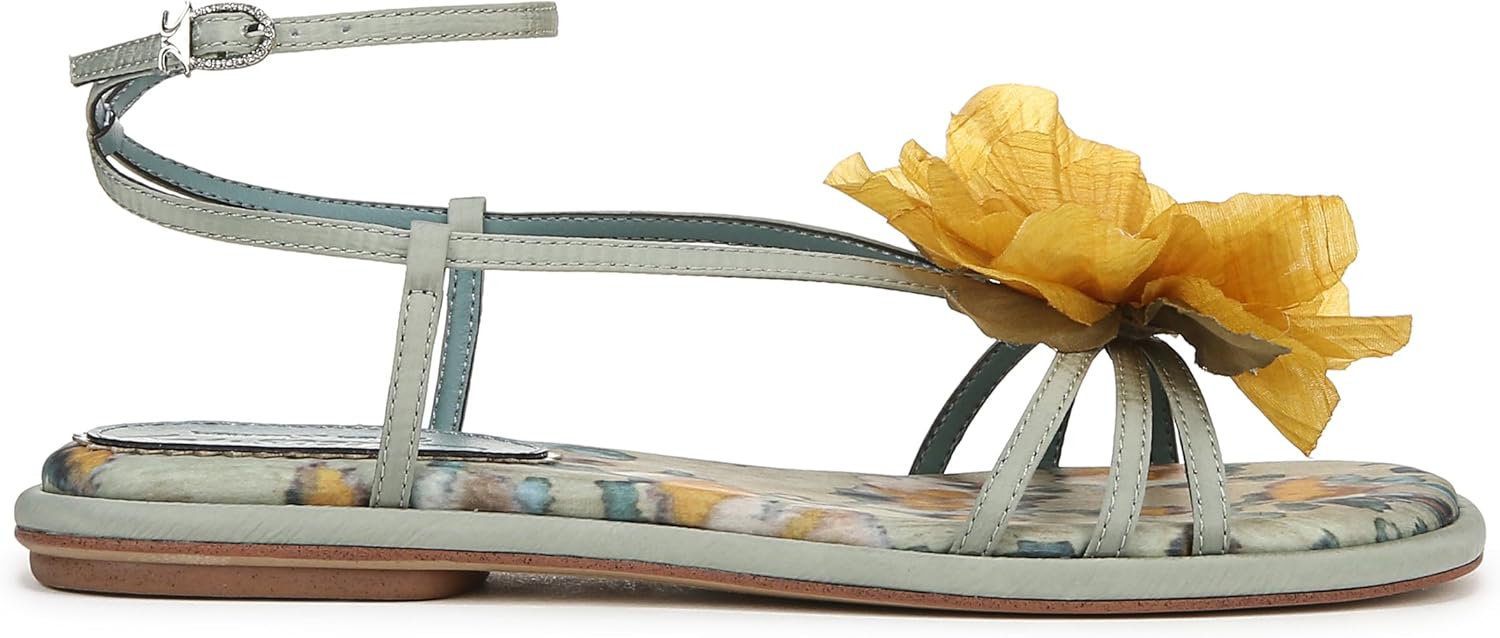 Circus NY by Sam Edelman Women's Olana Flower Strappy Flat Sandal