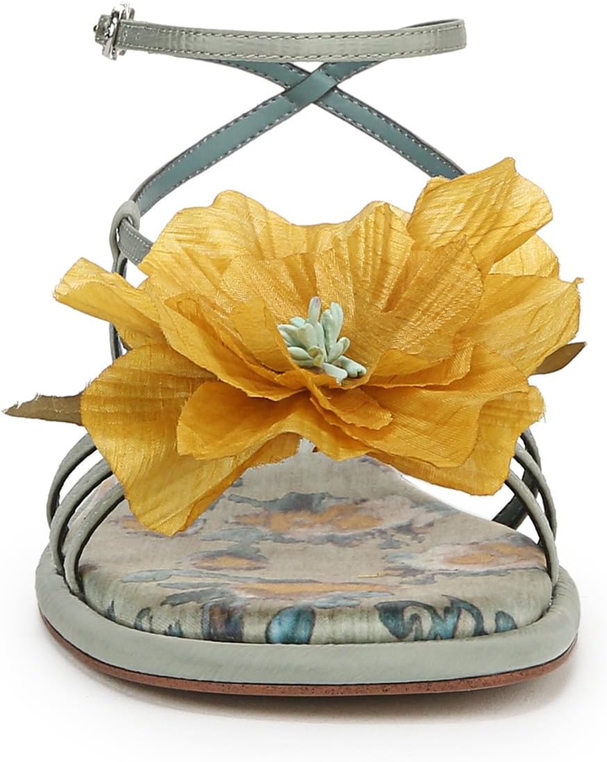 Circus NY by Sam Edelman Women's Olana Flower Strappy Flat Sandal