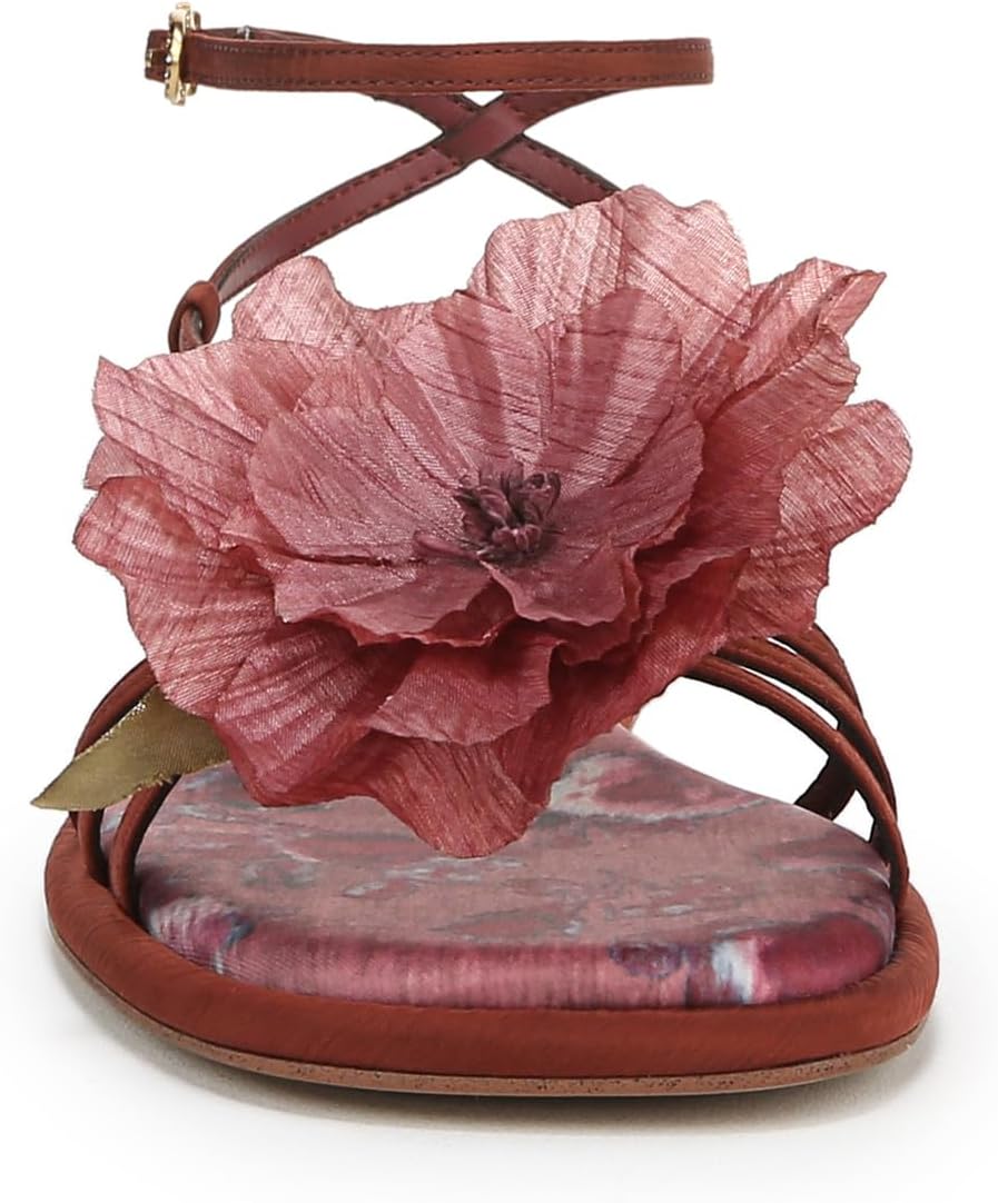 Circus NY by Sam Edelman Women's Olana Flower Strappy Flat Sandal