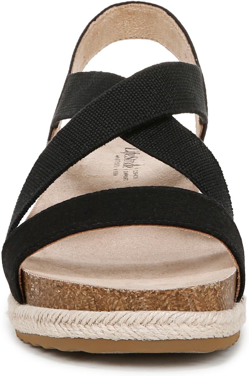 LifeStride Women's Breeze Strappy Wedge Sandal