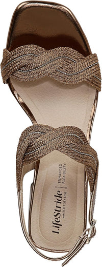Lifestride Women's Charnelle Slingback Dress Sandal