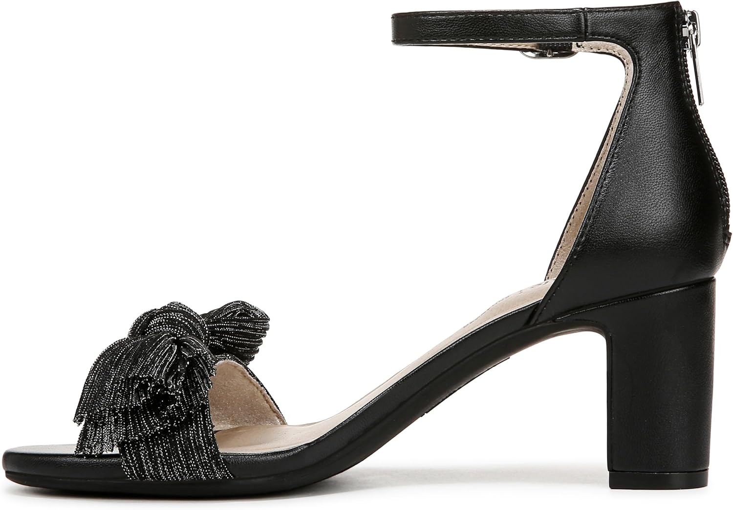 LifeStride Womens Florence Bow Ankle Strap Dress Sandal