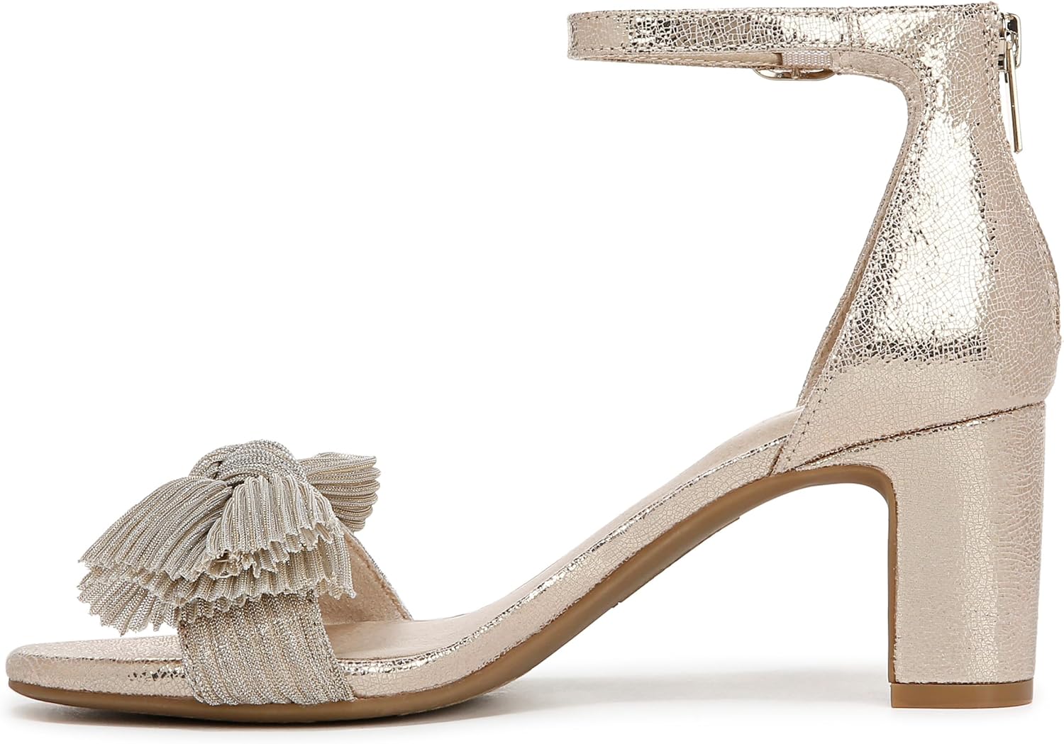 LifeStride Womens Florence Bow Ankle Strap Dress Sandal