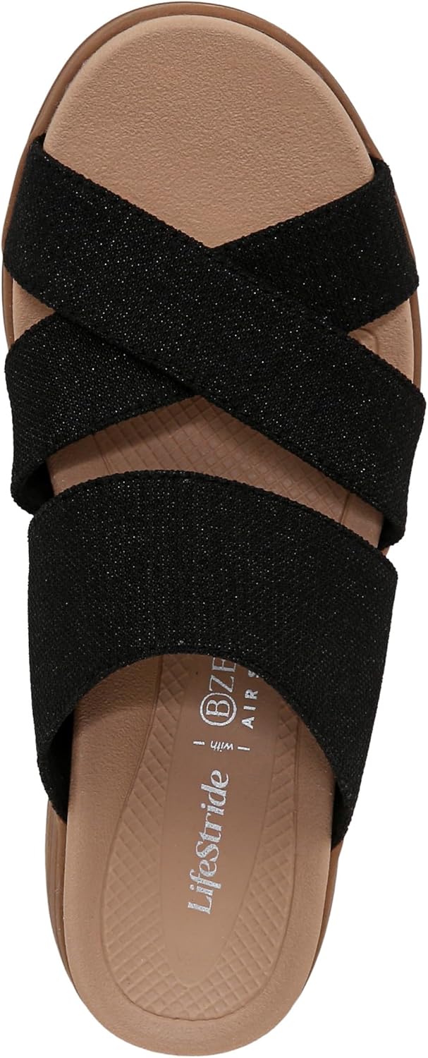 LifeStride Women's Fiona Wedge Slide Sandal