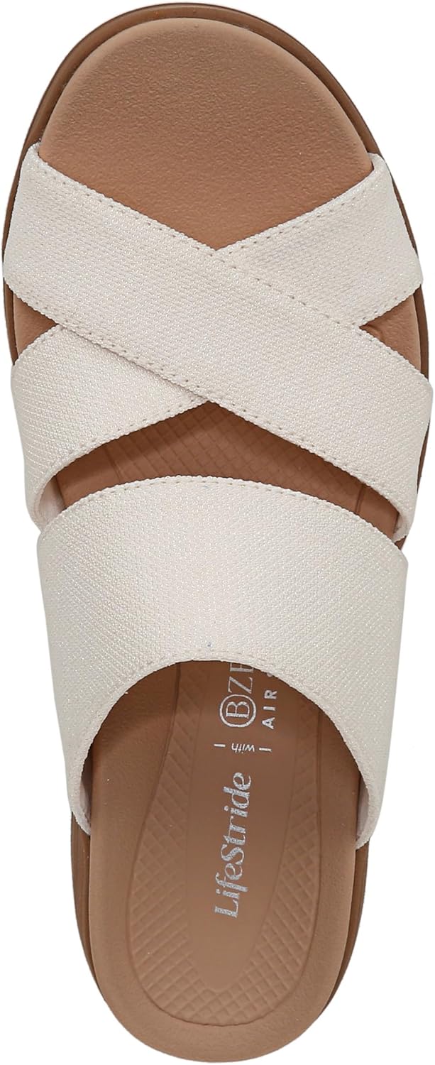 LifeStride Women's Fiona Wedge Slide Sandal