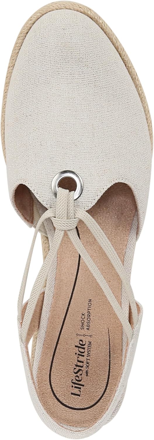 LifeStride Women's Kennedy Espadrille Wedge Sandal