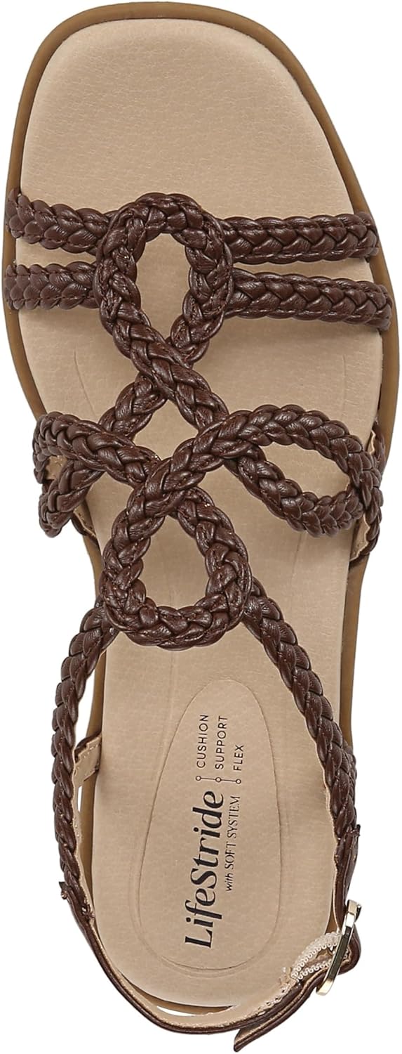 LifeStride Women's Reagan Strappy Slingback Sandal