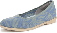 Elemental Blue/Green Leaf Print