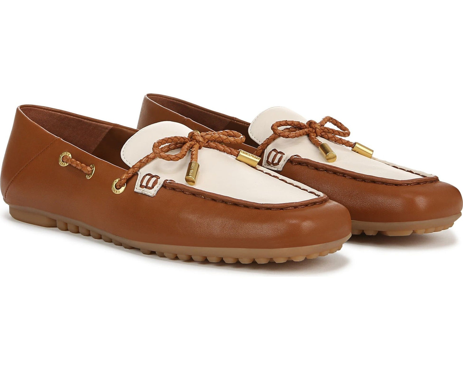 Tan/White