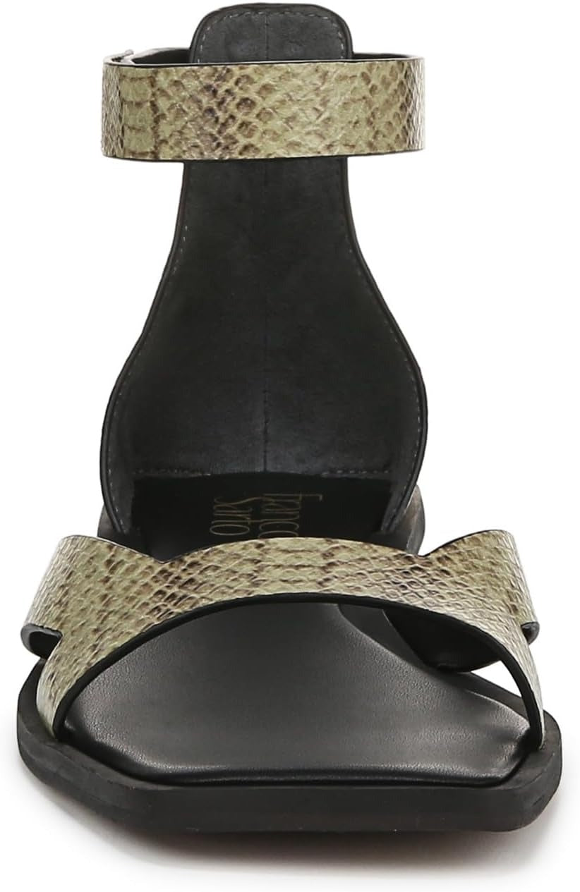 Franco Sarto Women's Elisa Ankle Strap Flat Sandal