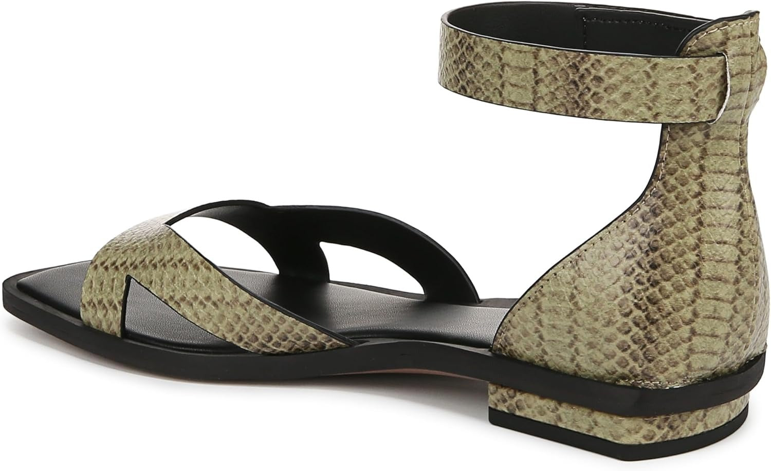 Franco Sarto Women's Elisa Ankle Strap Flat Sandal