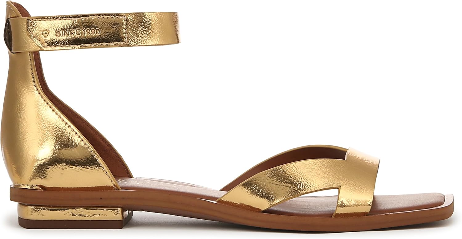 Franco Sarto Women's Elisa Ankle Strap Flat Sandal