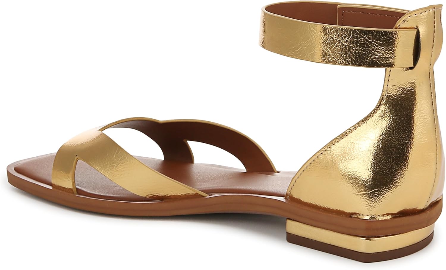 Franco Sarto Women's Elisa Ankle Strap Flat Sandal