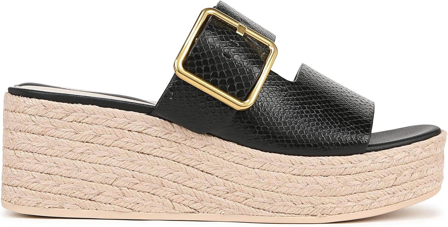 Franco Sarto Women's Taziana Espadrille Platform Slide Sandal