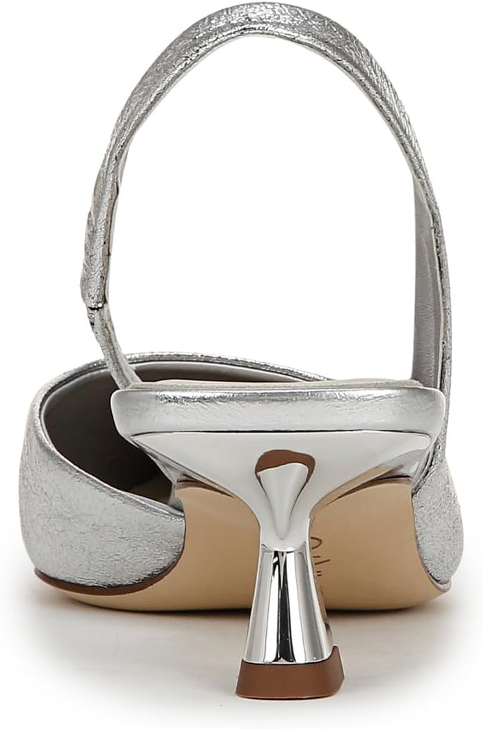 Franco Sarto Women's Devin Pointed Toe Kitten Heel Slingback Pump