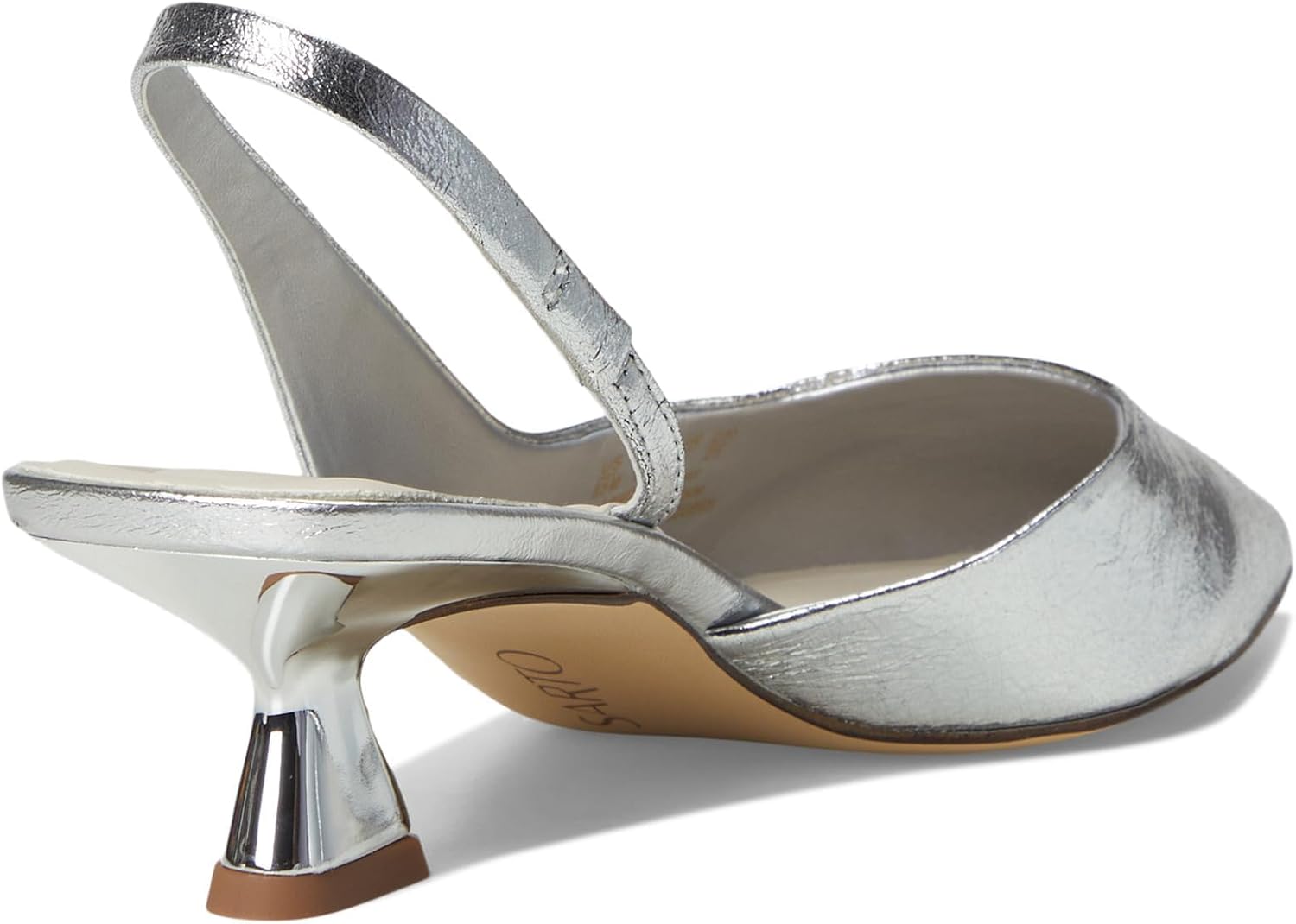 Franco Sarto Women's Devin Pointed Toe Kitten Heel Slingback Pump