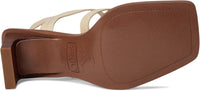 Franco Sarto Women's Frances Triple Buckle Block Heel Sandal