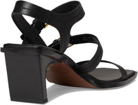 Franco Sarto Women's Frances Triple Buckle Block Heel Sandal