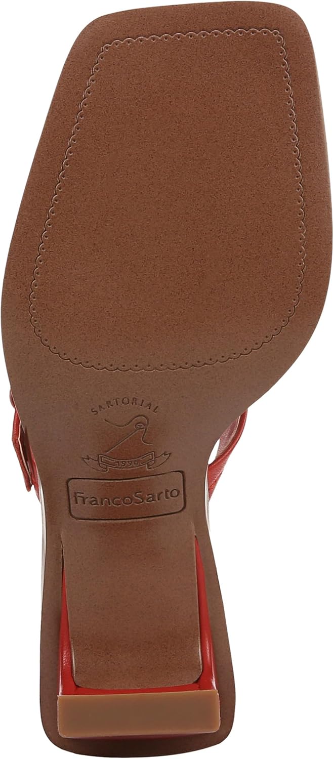 Franco Sarto Women's Frenza Open Square Toe Slide Dress Sandal