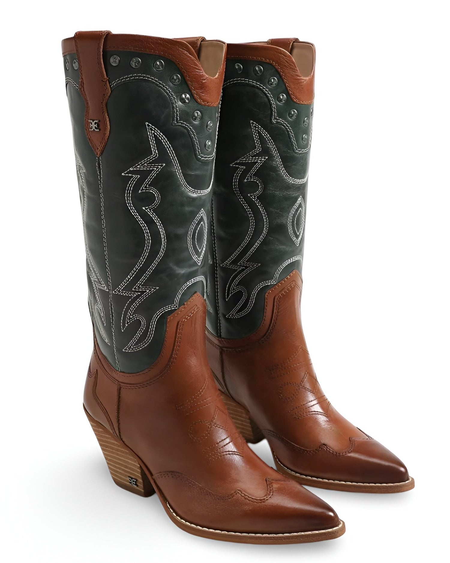 Green/ Copper Leather