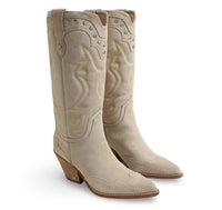 Ivory Sand Suede
