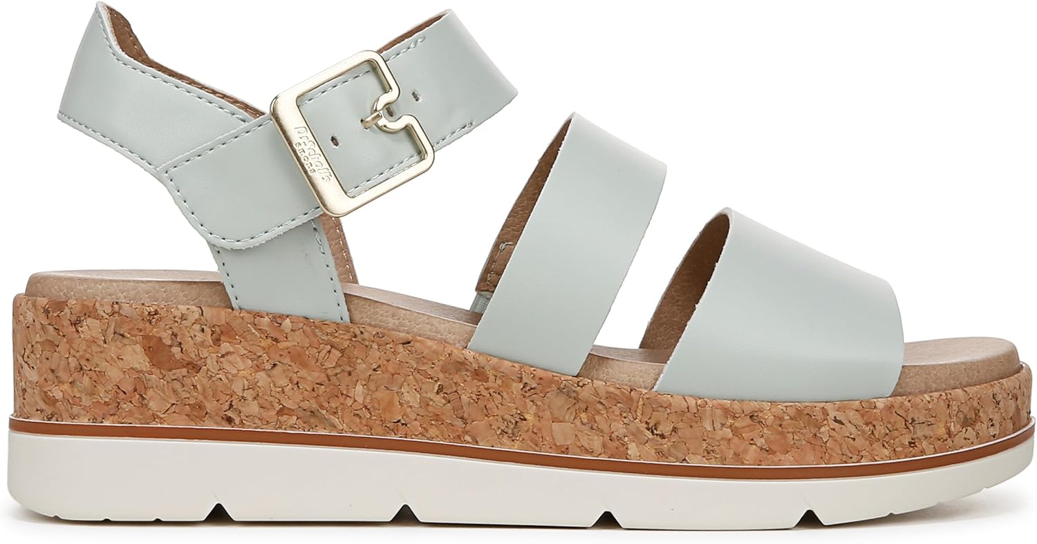 Dr. Scholls Women's Once Twice Espadrille Platform Wedge Sandal