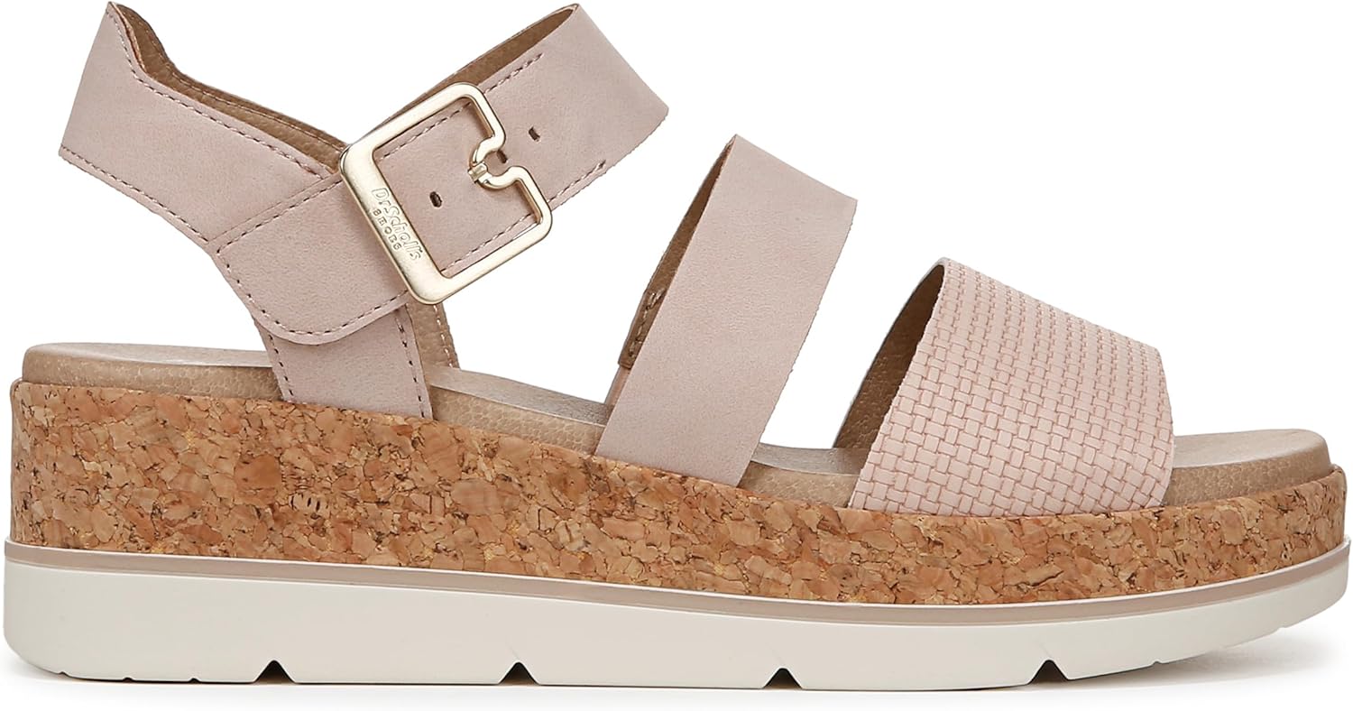 Dr. Scholls Women's Once Twice Espadrille Platform Wedge Sandal