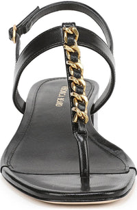 Veronica Beard Women's Andie Chain Link Slingback Sandals