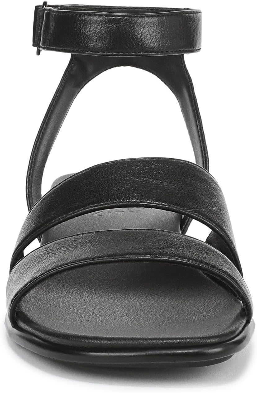 Naturalizer Women's Effie Square Toe Block Heel Flat Sandal